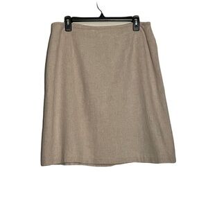 Dockers Recode Elegant Tan Women's Skirt knee length size 12